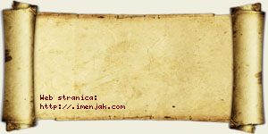 Danica Blaževac vizit kartica